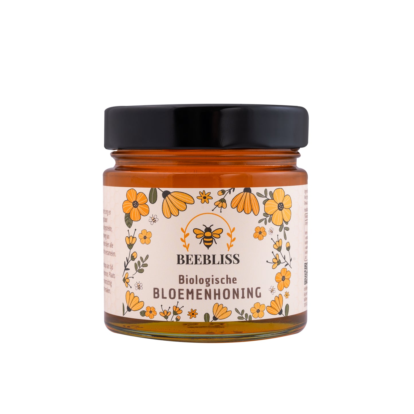 Biologische bloemen honing