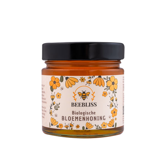 Biologische bloemen honing